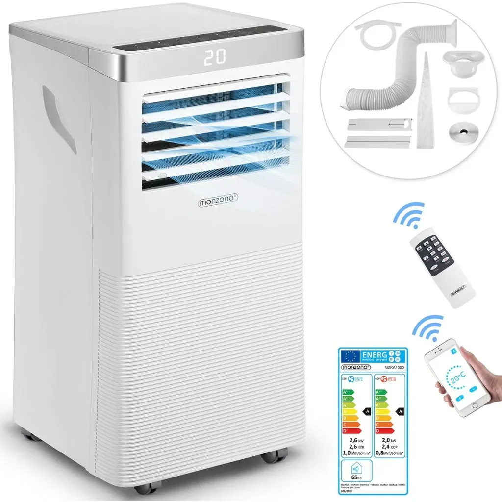 Mobile air conditioner MZKA1000 - White - Including app control