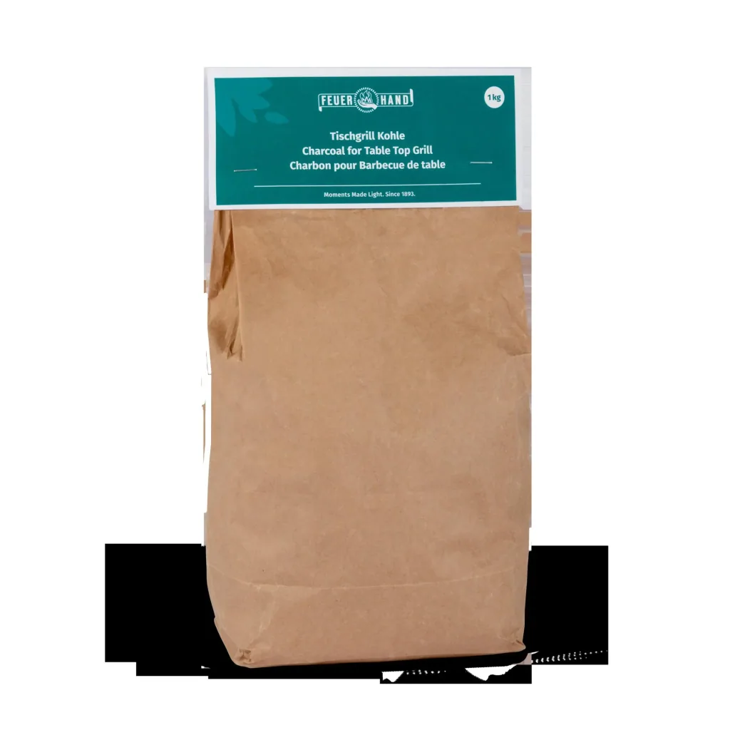 Table grill coal - special coal for Feuerhand table grills, 1 kg container