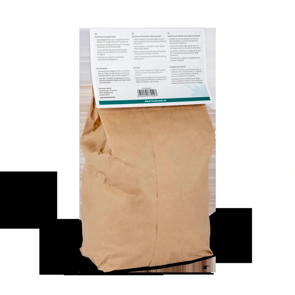 Table grill coal - special coal for Feuerhand table grills, 1 kg container