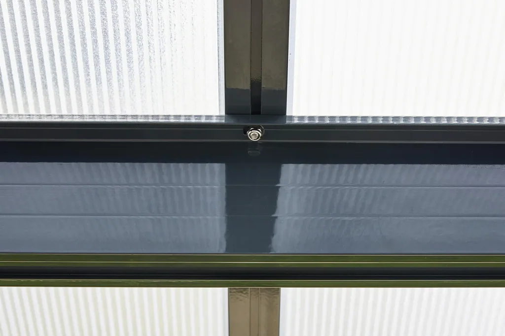 Patio roof kit, color anthracite, 4260 x 4060 mm