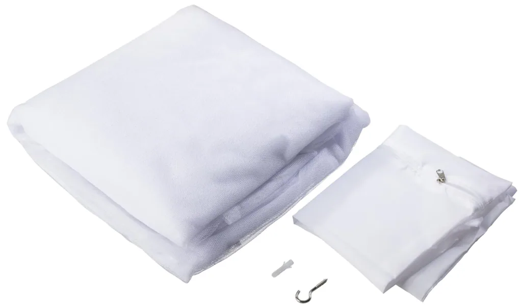 Mosquito net for attachment to the ceiling