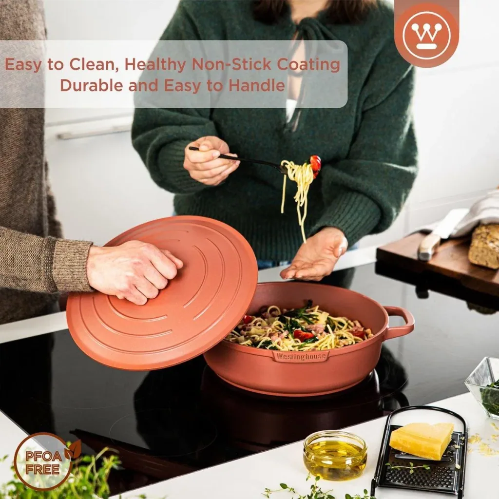 Performance Series Frying Pan - Sauté Pan - Oven Safe - 32 cm - Orange