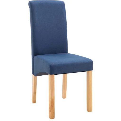 Dining chairs 2 in blue fabric