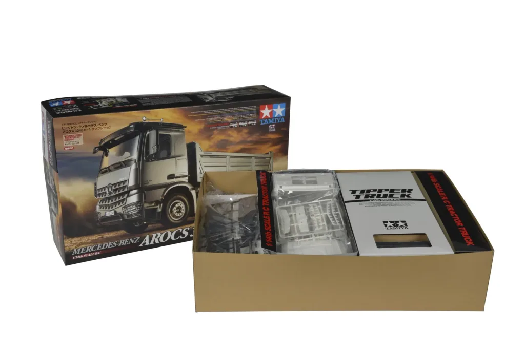 RC MB Arocs 3348 Hinterkipper 3-axle 1:14