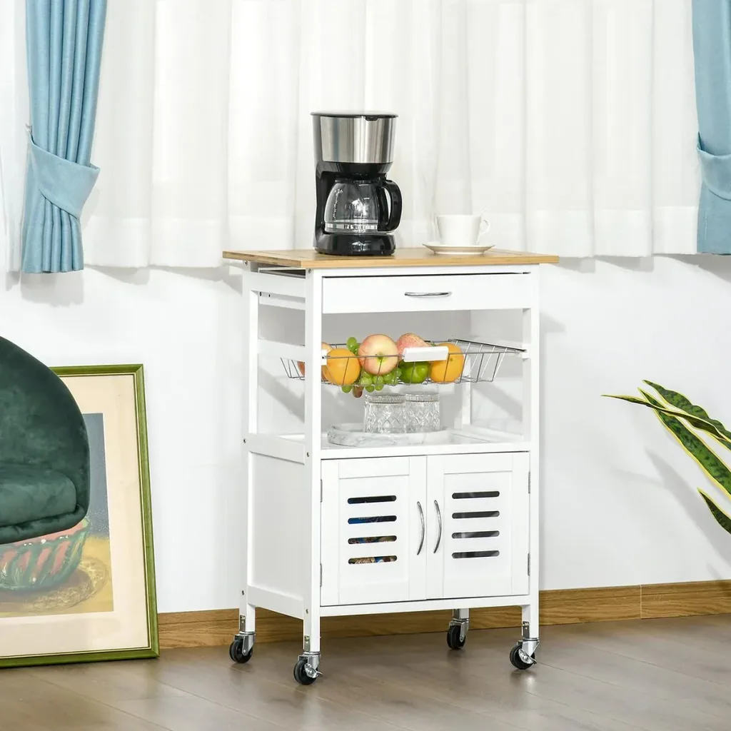 Kitchen trolley 58 cm x 37 cm x 83 cm