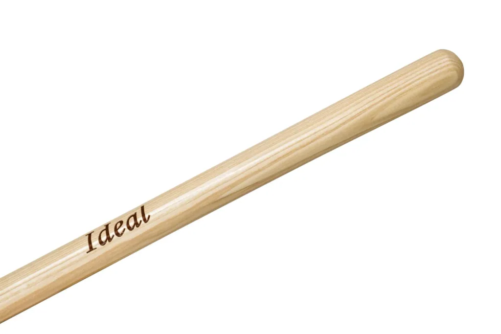RUHR-BRILLANT, Holstein sand shovel, size 2, 3/4 raised, hardened, red powder-coated, long ash handle 130 cm