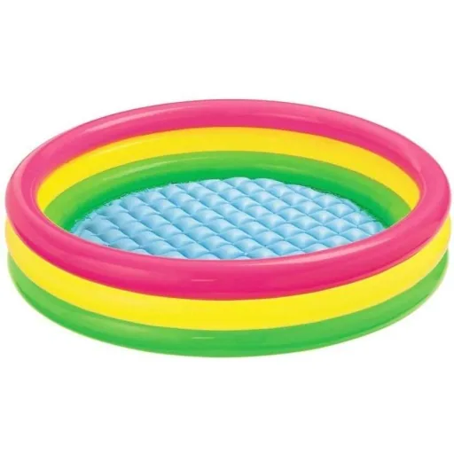 Colorful inflatable pool