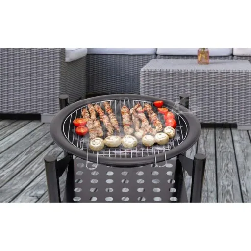 Fire bowl with grill - diameter grille 50cm - 58x58x55cm