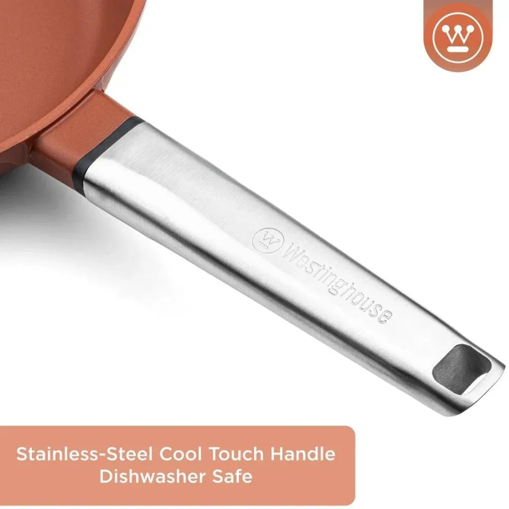 Performance Series Pots and Pans - Frying Pan 24 cm + Wok Pan 28 cm - Orange