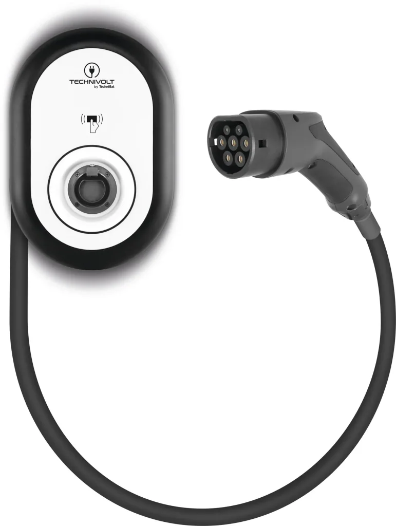 TECHNIVOLT 101 charging station, 11kW with permanently connected charging cable according to IEC 62196-2 Type 2