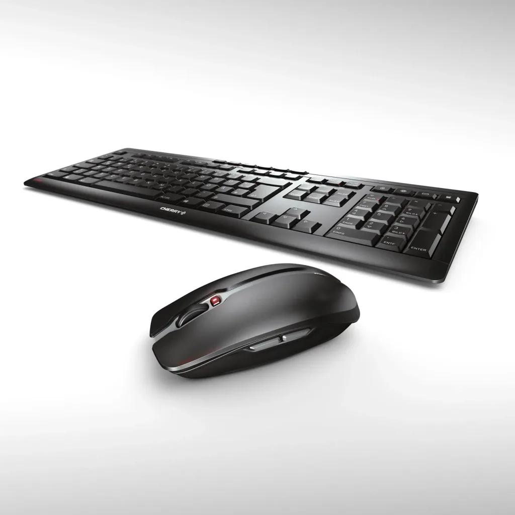Wireless keyboard and mouse set STREAM DESKTOP black