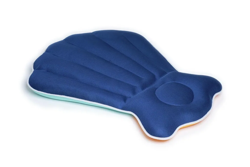 Pool Buddy giant shell turquoise, orange
