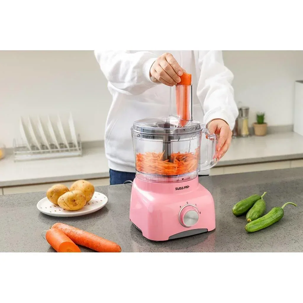 Food Processor - 600W - 1.2L - Pink