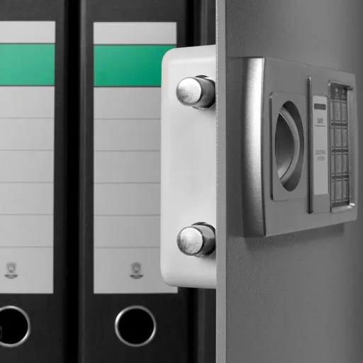 Digital security safe - 350x400x400mm - 4 mm steel door
