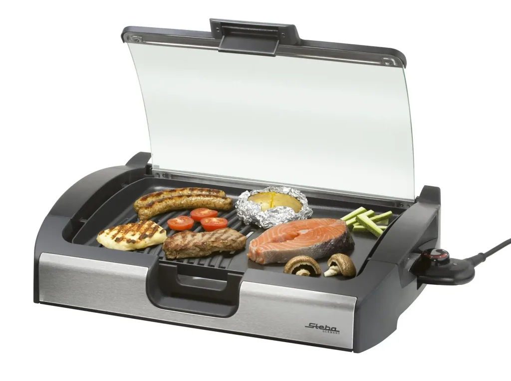 BBQ table grill with glass lid VG 200