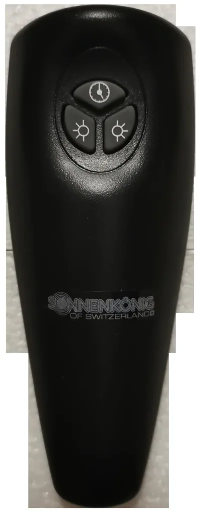 Patio heater - Electric black heat mushroom with timer function