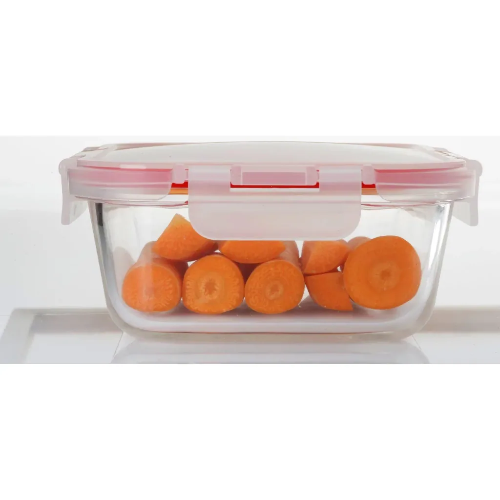 Mehrzer - Dispenser box - 600ml - rectangular - Bake-and-Lock - Red