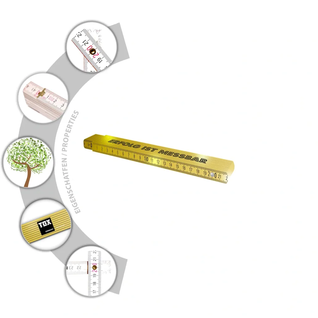 Meter stick 2 m "SUCCESS IS MEASURABLE"