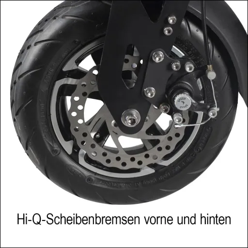 E-scooter "Camper" Basic 20 km/h including removable shopping basket black