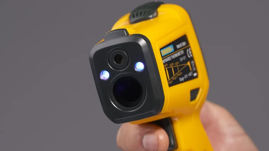 PAN IR-T800+ professional infrared thermometer 12:1, infrared temperature measurement - 50°C - + 800°C with laser measuring circuit