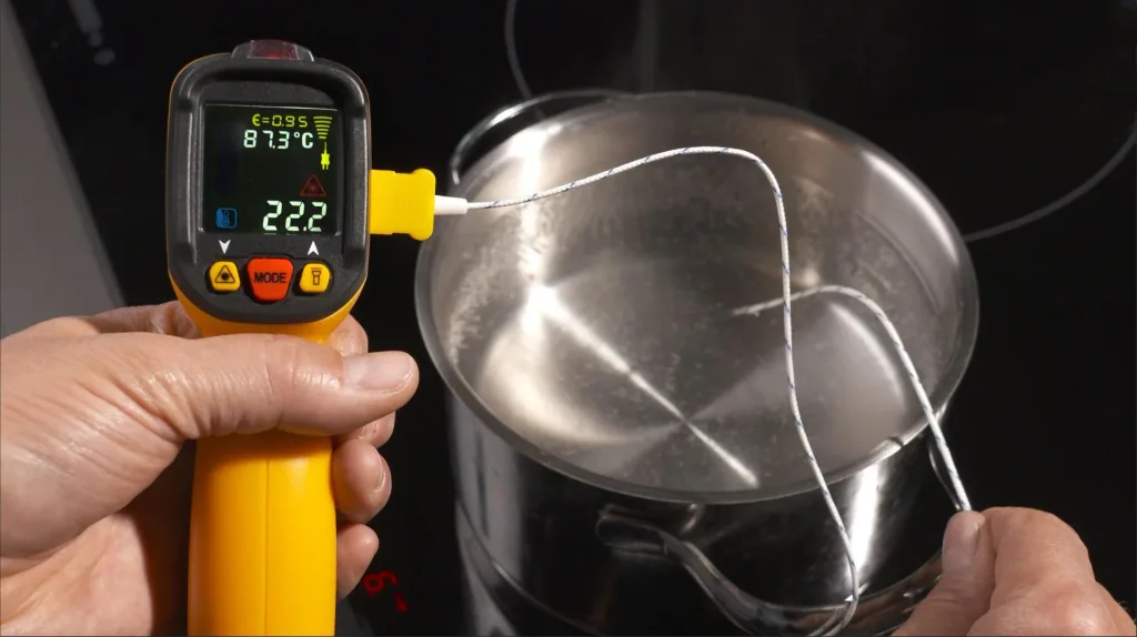 PAN IR-T800+ professional infrared thermometer 12:1, infrared temperature measurement - 50°C - + 800°C with laser measuring circuit