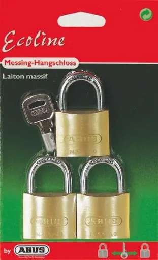 Padlock set 3-piece
