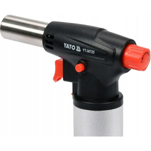 Crème brulee burner with piezo ignition - 200W - with lock function