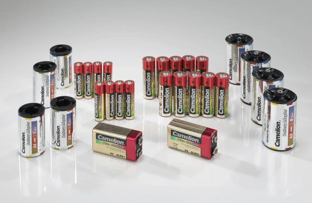Plus Alkaline Battery Box with Battery Tester and Adapter - 29 pieces