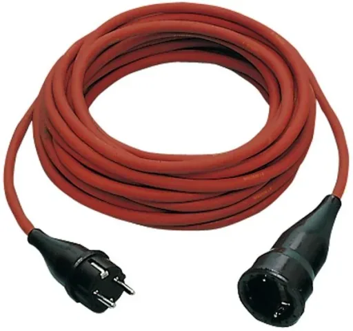 Rubber extension red, H07RNF3G, 1.5 mm² - 30 m