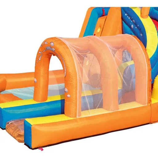 Inflatable water park with blower 420 x 320 x 260 cm