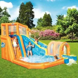 Inflatable water park with blower 420 x 320 x 260 cm