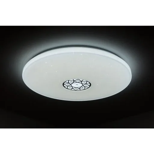 LED ceiling light SHINING ORIENTAL-ORNAMENT 24W 827-860 Ø 370 mm with light temperature change + sleep timer + remote control