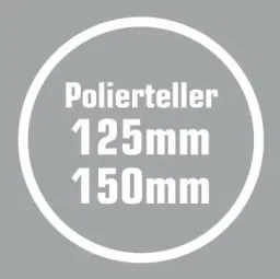 Eccentric polishing machine 650 watts - 9 mm stroke - in XXL set