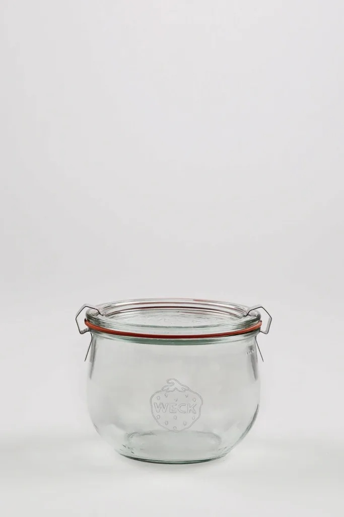 TULIP-shaped preserving jar 1/2 liter, pack of 6, 580 ml volume