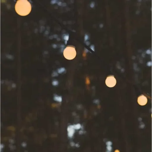 VT-70510 String Lights - Waterproof - 10 LED Bulbs - 3000K - 5M