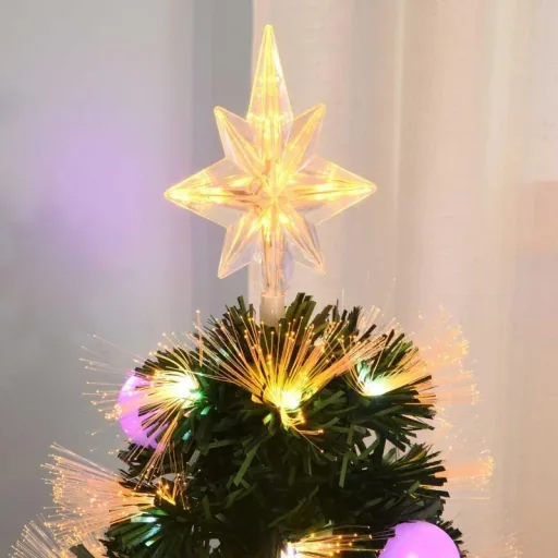 Artificial Christmas tree with LED lighting green