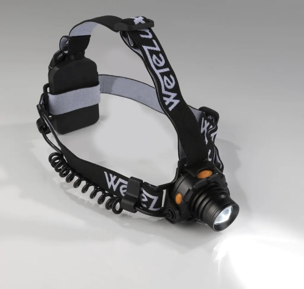 Headlamp 120 lm with motion detector