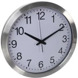 Wall clock made of aluminum - Ø 40 cm
