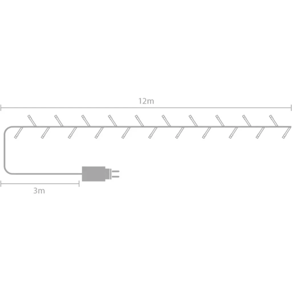 Vellight Christmas Lights - 12m - 80 LEDs - Warm White - Indoor & Outdoor