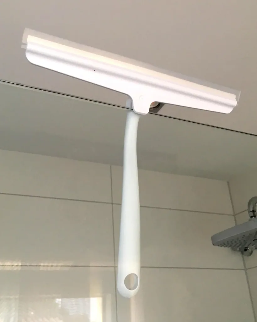 Rotating shower squeegee “Exclusive”, white