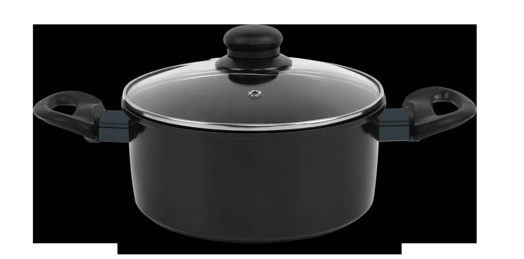 Carbon Cooking/Frying Set Black, 7-piece