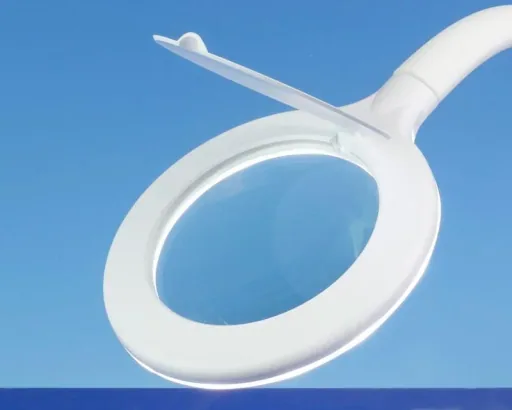 Flex Neck LED USB table magnifier