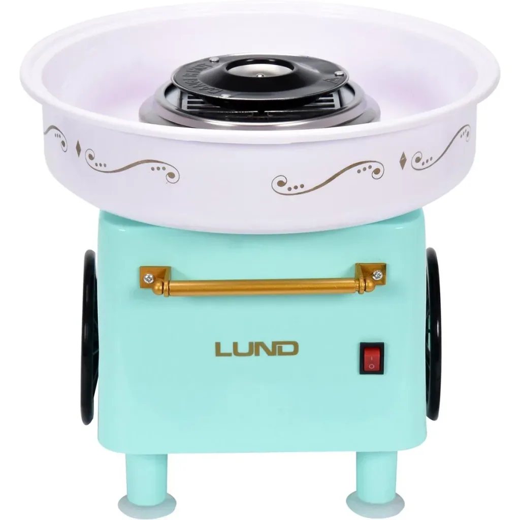 Cotton candy machine set with 450W cotton candy machine and 1200W popcorn machine