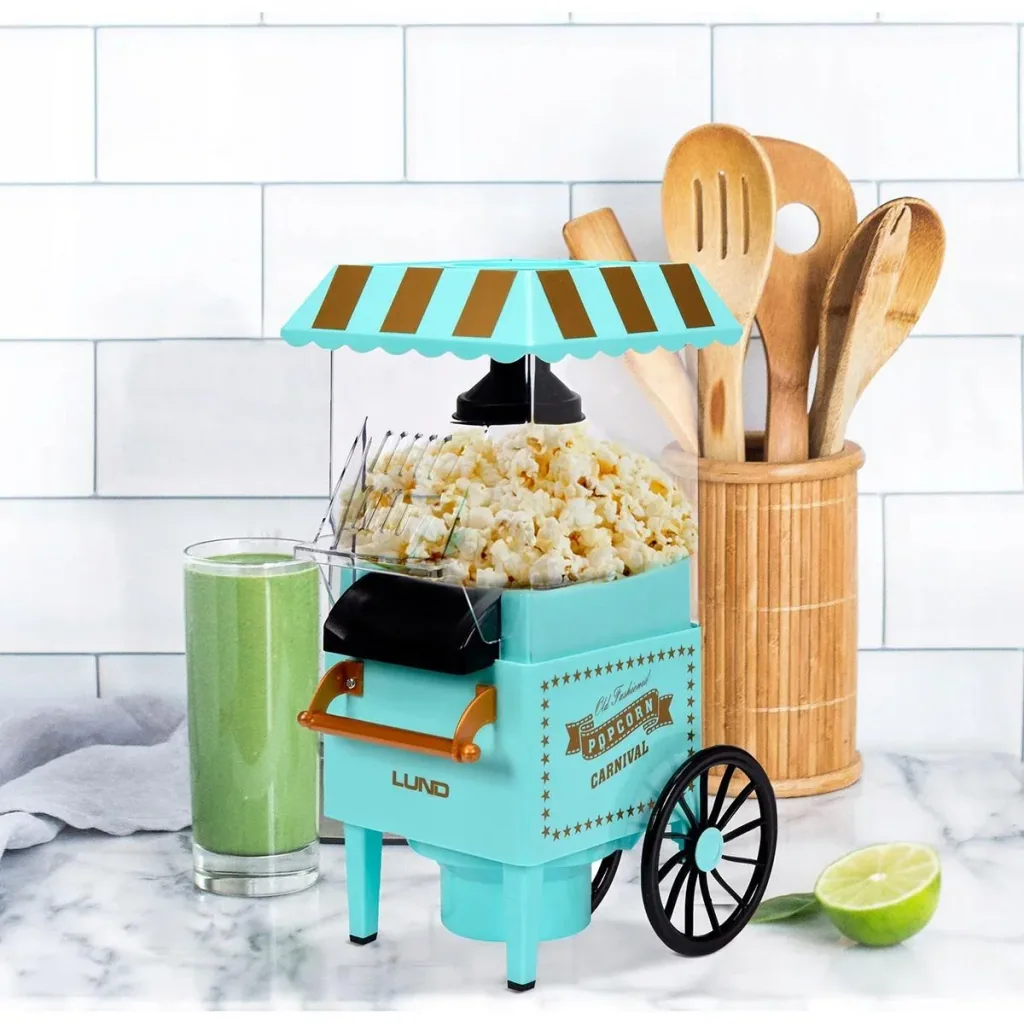 Cotton candy machine set with 450W cotton candy machine and 1200W popcorn machine