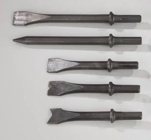 Pneumatic chisel hammer - set - 5 pieces