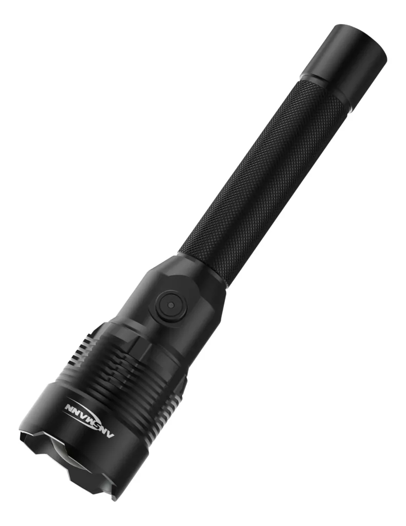 Professional COB LED metal flashlight with power bank function IPX7, rechargeable