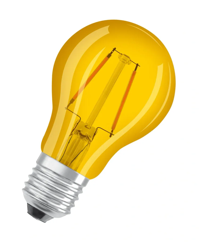 LED lamp Superstar DécorYellow with 2.5 watts, E27, yellow