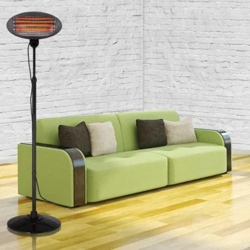 Electric patio heater with 3 settings