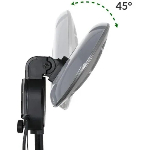 Electric patio heater with 3 settings