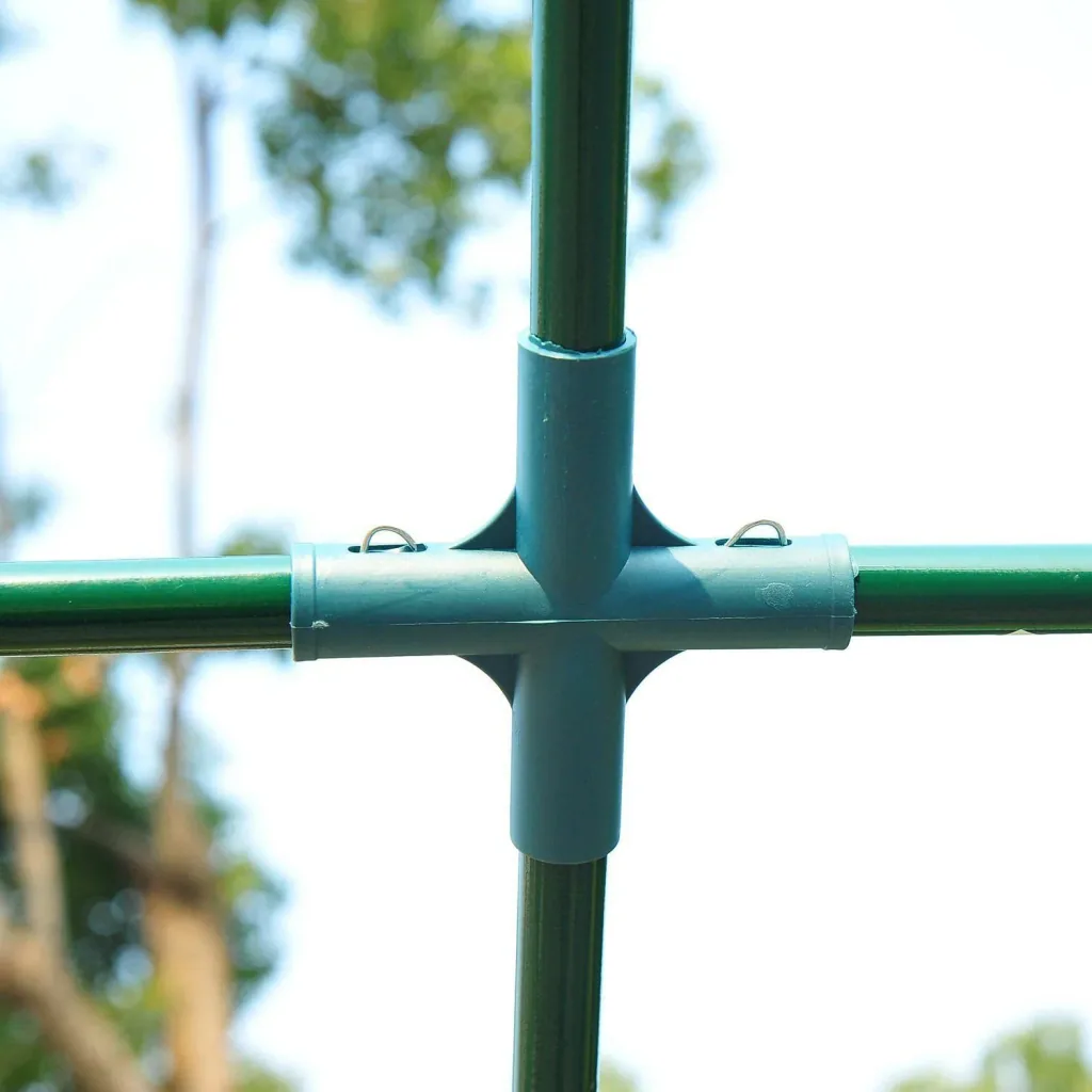 Film greenhouse 3.5x2x2m transparent with steel tube frame